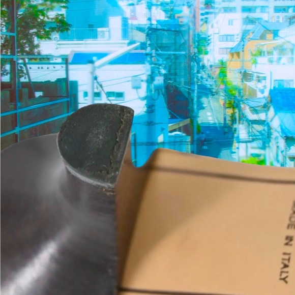 Authentic Louis Vuitton Sz37.5 Checkered Sandal Slide Heels - Picture 9 of 11